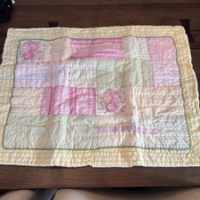 Pottery Barn Kids NIP Heather Patchwork Quilted Standard Pillow Sham Qty 2