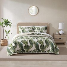Bahama - Set Reversible Cotton Bedding Matching Shams