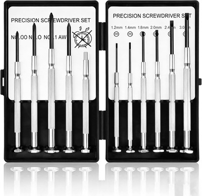 11PCS Small Precision Screwdriver Set, Premium Mini Screw Driver Set Kit, 6 Diff