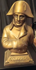 Napoleon Bust Courvoisier Cognac Vintage Collectible