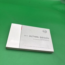 2017 Nissan Altima Sedan Owners Manual With Free Shipping