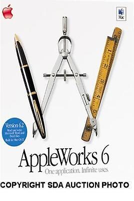 Best Savings for APPLEWORKS 6 FOR MAC VERSION 624 APPLE WORKS NEW SEALED SOFTWARE