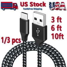 Fast Charger USB Cable Braided Cord For iPhone 6 7 8 11 12 13 14 Pro Max