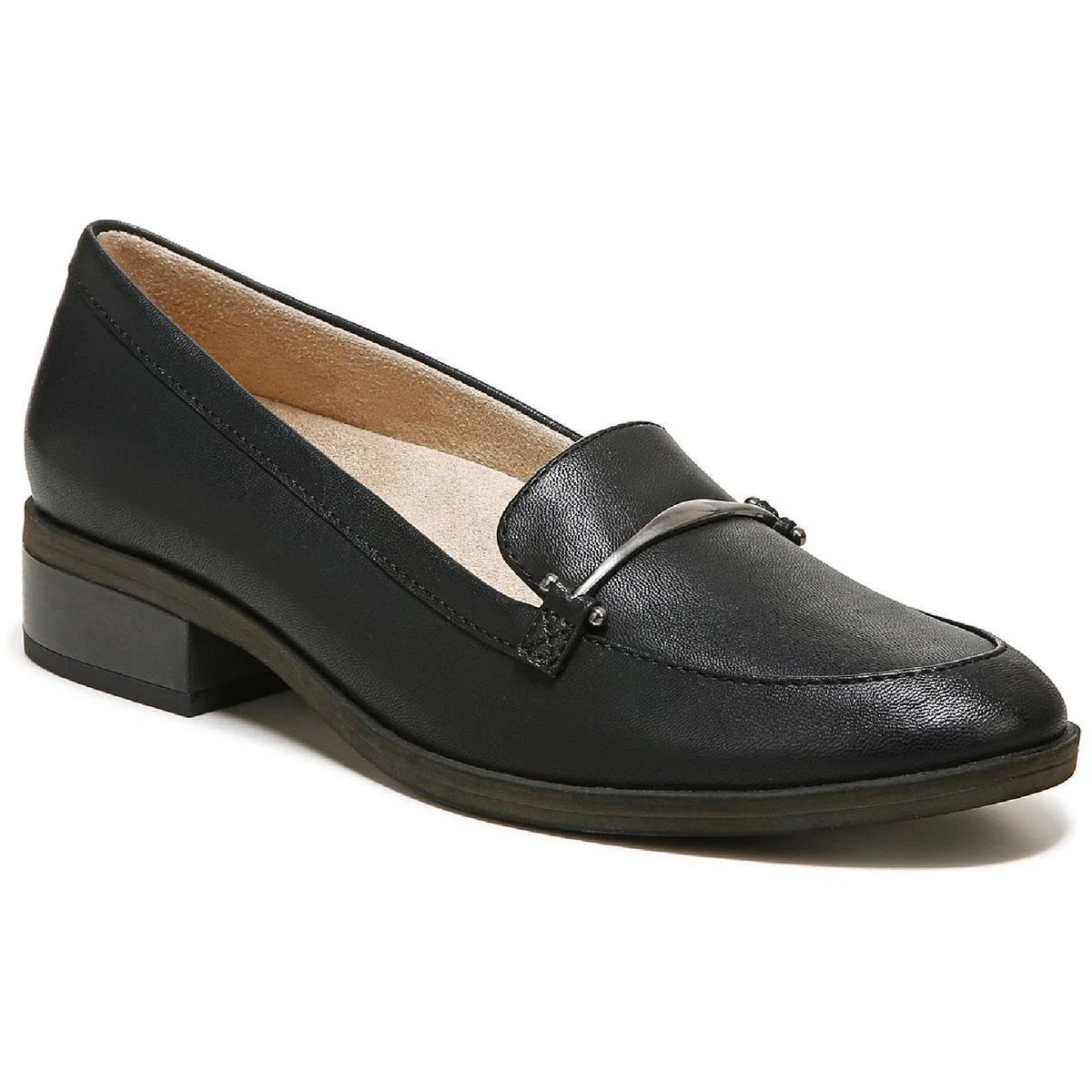 SOUL Naturalizer Womens Ridley Black Loafers Flats 7.5 Medium B M BHFO 8307