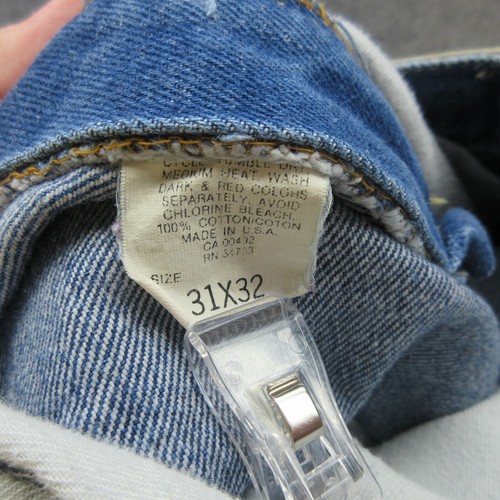 VTG Lee Riders Jeans Mens 31x32 (Fits 28x31) Blue Talon Made in USA 70s 80s - Picture 19 of 20