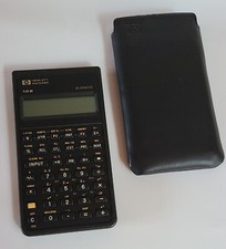 Vintage - 1987 HP 10B Business Scientific Calculator with Soft Case