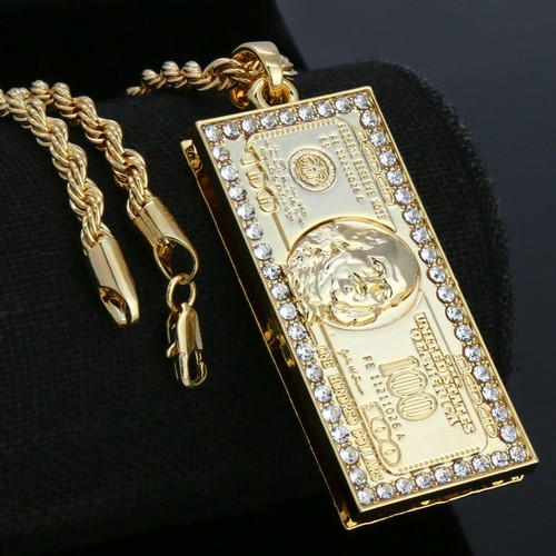 Gold Plated 3D Big HUNDRED DOLLAR BILL 