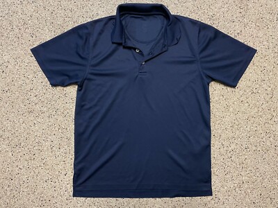 Classic Reebok Golf Casual Blue Polo T Shirt Size Large L