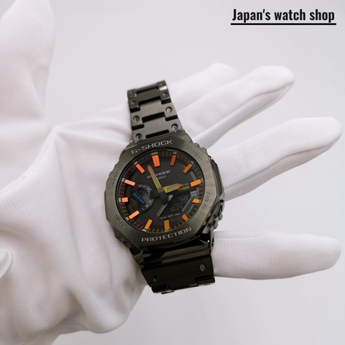 CASIO G-SHOCK GM-B2100BPC-1AJF Black Metal Rainbow Black Men's Watch New in Box - Picture 23 of 24