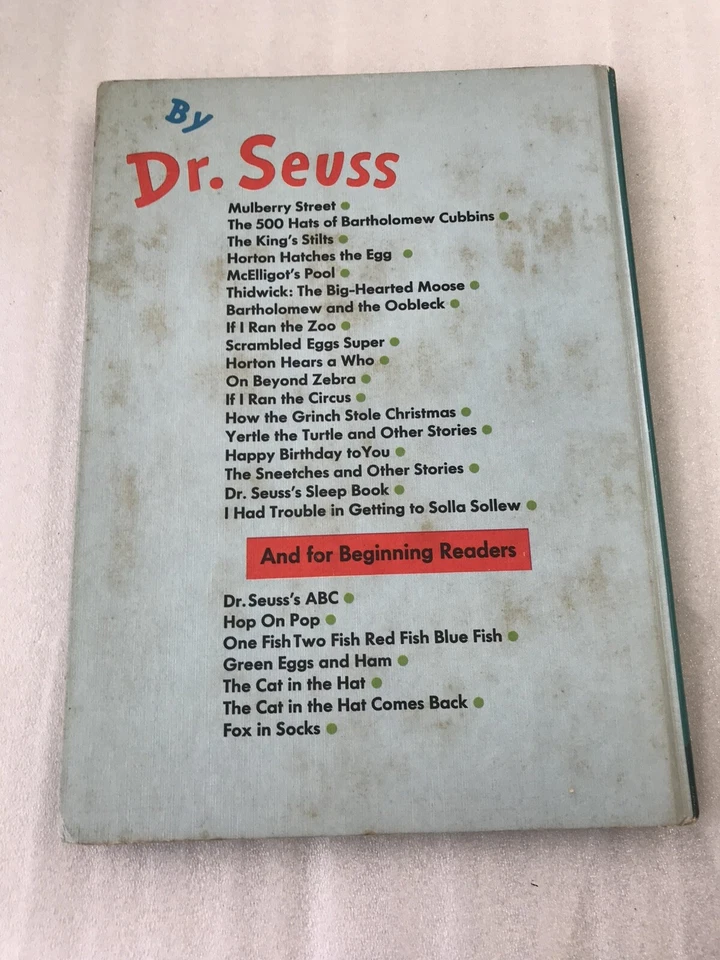 1967 The Cat in the Hat Songbook Dr Seuss Piano Vocal Guitar - Image 2 of 4