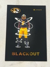 DARIUS ROBINSON 2023 ONIT Football Missouri Tigers BLACKOUT sp rare card!
