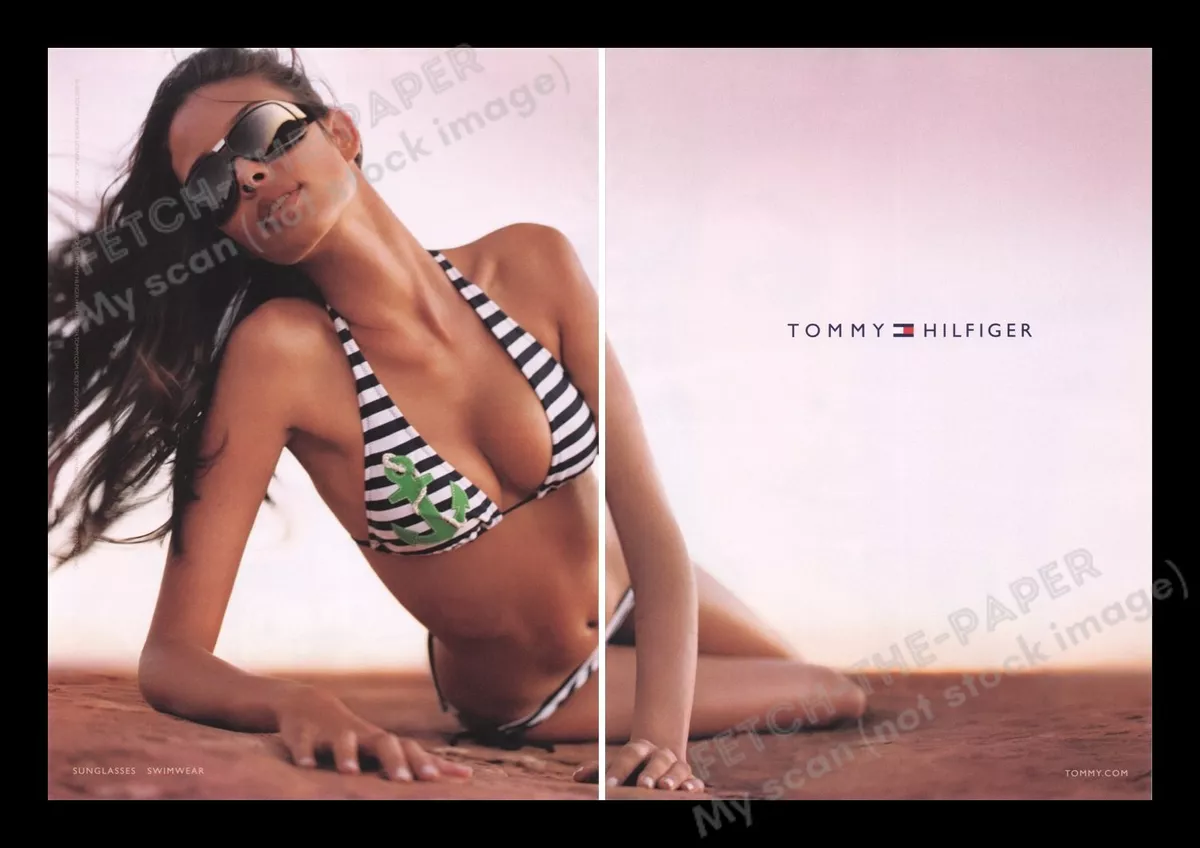 indsprøjte Dele landmænd Tommy Hilfiger Swimwear 2000s Print Advertisement (2 pages) 2007 Bikini  Model | eBay