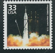 Scott #3187-d...33 Cent ... Celebrate...1950s...Explorer l...3 Stamps