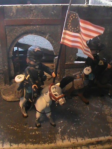 PLAYMOBIL CUSTOM SUBOFICIAL DE CABALLERIA (ABANDERADO) REF-009 - Imagen 5 de 8