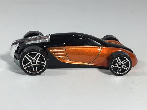 Hot Wheels 2005 Itso-Skeenie Black Dark Orange HW First Editions Torpedoes Loose - Picture 2 of 6