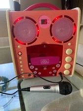 The Singing Machine SML-383P Portable CD G Karaoke Player Pink