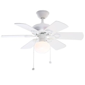Bedroom Ceiling Fans White