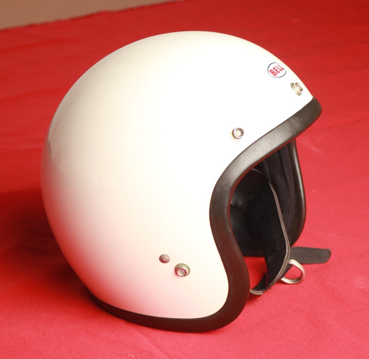 BELL SUPER MAGNUM NOS Motorcycle JET HELMET 7 1/2 SNELL 1970 W Box