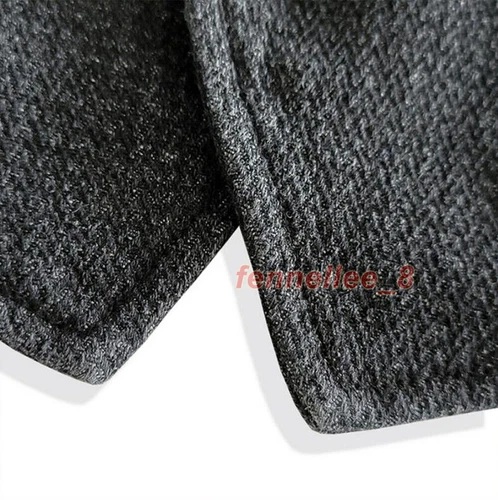 Men's Work Vest Shawl Collar Slim Waistcoat Vintage Casual Jacket Pockets Coat - Picture 16 of 17