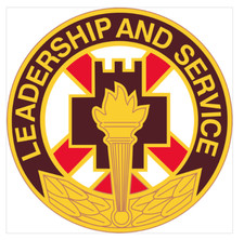 12" army 5th medical brigade dui bumper sticker decal usa made