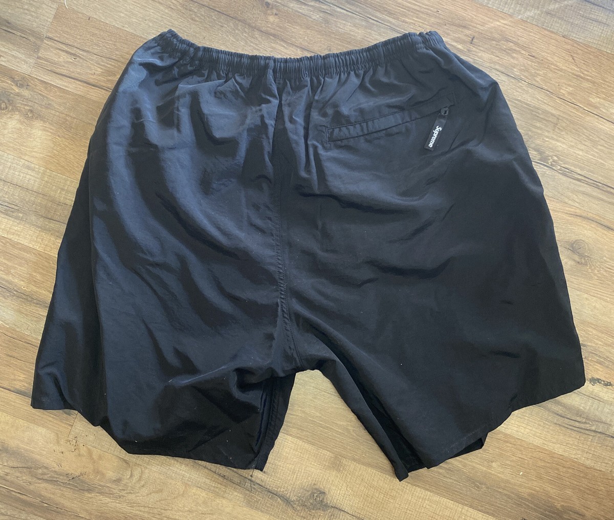 2018 SS18 SUPREME NYLON WATER SHORTS SWIM TRUNKS BOX LOGO BLACK