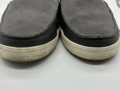 Olukai Pahono Slip On Loafer Leather Shoes Mens 11.5 Gray  display picture 3