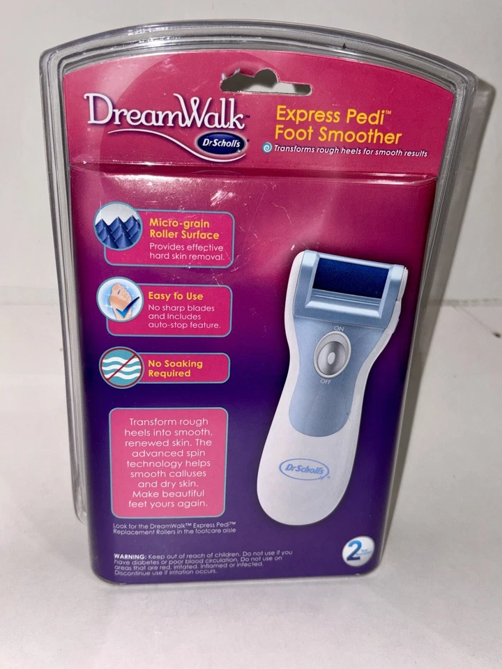 Dr Scholl’s DREAMWALK Herramienta de Afeitadora Eléctrica Seca PEDICURA Removedor de Callos NUEVA Foto 2 de 4
