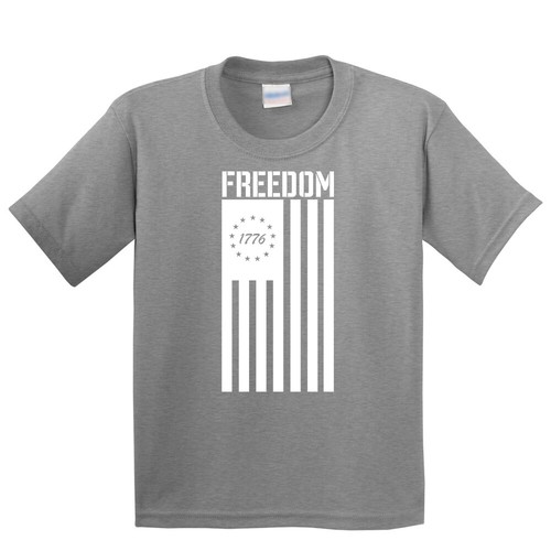 1776 Freedom Kids T-Shirt USA America Flag Patriotic Liberty Independence New - Picture 42 of 44