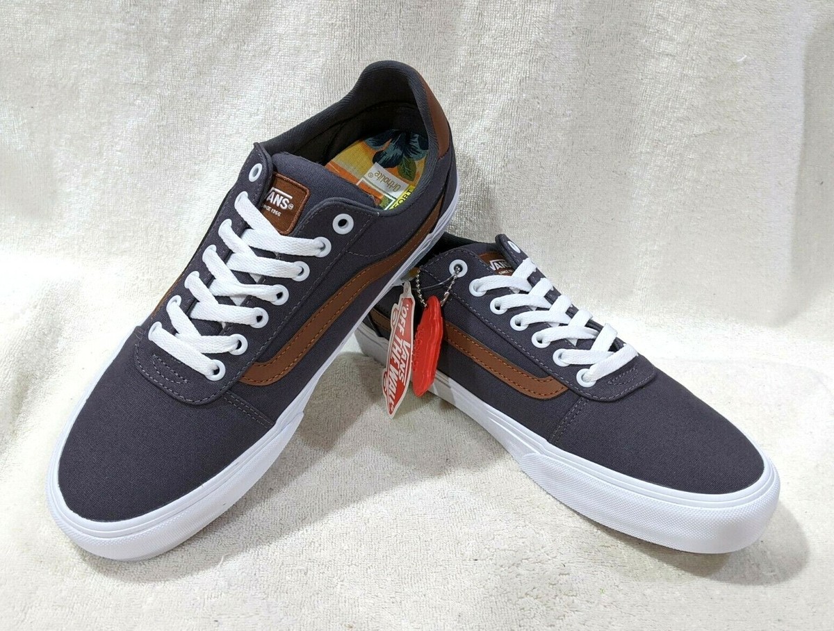 Vans Men's Ward Deluxe Surf Vibes Periscope/White Skate Shoes