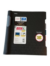Five Star Advance Black 3 Subject Notebook College Ruled - Spine Guard/Study App