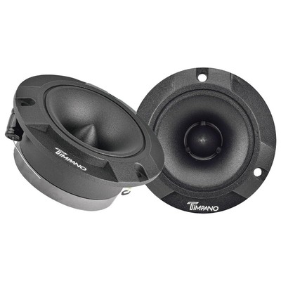 Timpano TPT-ST2 Black Slim Super Tweeter, 600 Watts 4 Ohm, 105 dB, 1 in Voice...