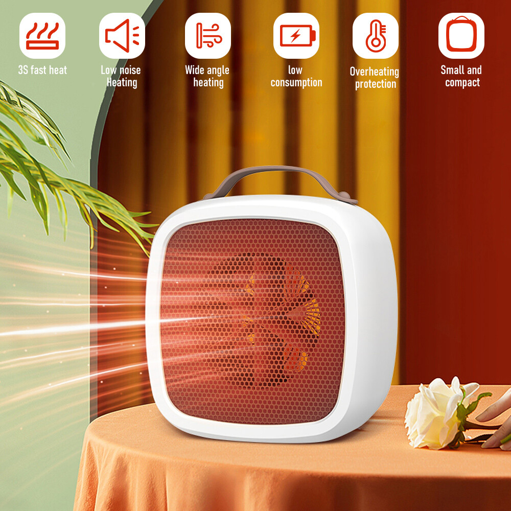 Mini heater fan heater fan bathroom ceramic radiator mobile electric heater  500W | eBay