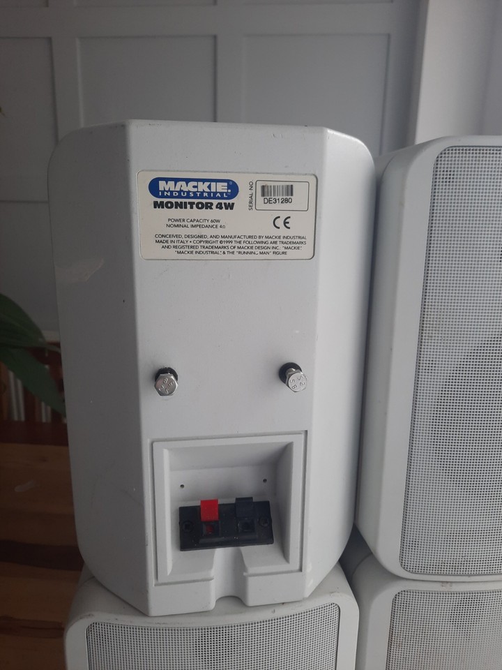 Mackie Monitor 4 speakers eBay