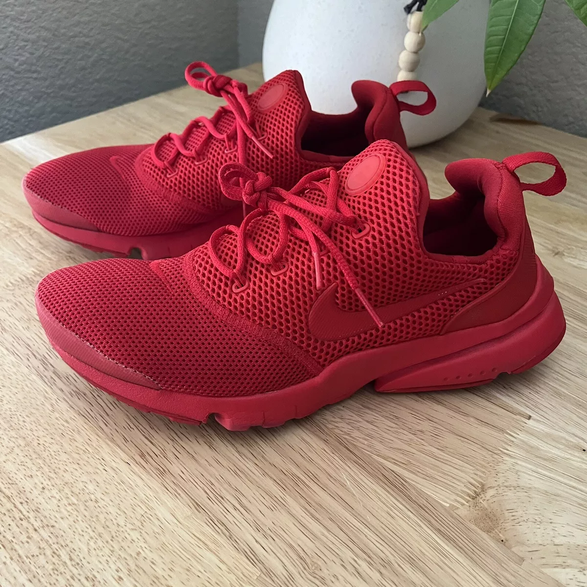 Nike Presto Fly Shoes Sz 7Y Red Running Shoes 913966 600 eBay