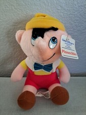 Vintage Walt Disney's Animated Film Classic Pinocchio Plush Doll Toy 7" W/TAGS