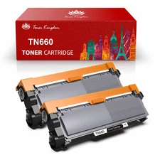 2PK TN660 High Yield Black Compatible For Brother TN630 Toner Cartridge Printer