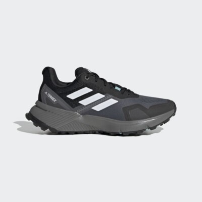 Adidas grau/schwarz Terrex Soulstride Laufschuhe Herren Gr. UK5,5 (RefE20)