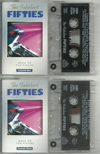 2 The Fabulous Fifties Back to the Fifties cassette's tape 1 and 3 VG -EX