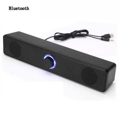 Bluetooth 4D Surround Speaker Sound System Computer Soundbar for TV Wired Stereo