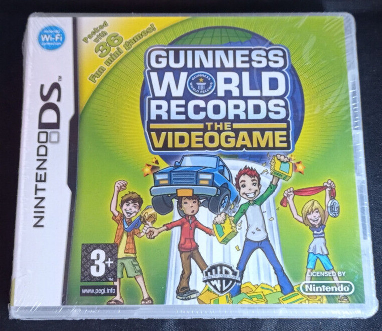 NINTENDO DS - GUINNESS WORLD RECORDS THE VIDEOGAME - 3+ - NEW & SEALED