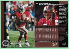 1996 Upper Deck Football Steve Young #207 San Francisco 49ers👍