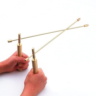 2PCS 99.9% Copper Dowsing rods Pure Copper Divining Rods  Ghost Hunting