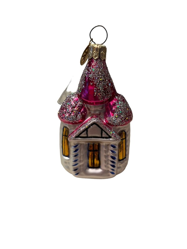Christopher Radko CHAPEL CHARM Glass Ornament Religious Church