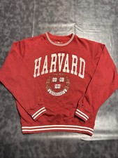 Harvard university sweatshirt Red W/ White Accents. Size Medium