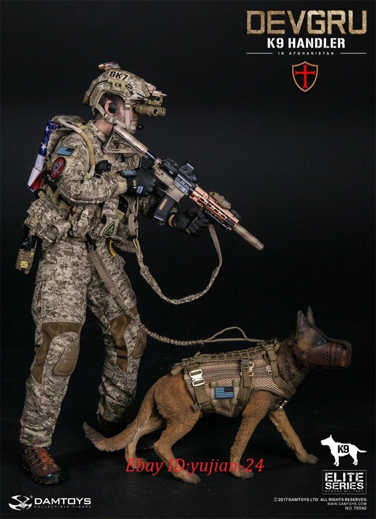 ミリタリー DEVGRU K9 HANDLER Monkey Depot - Boxed Figure: DamToys DEVGRU K9-Handler in