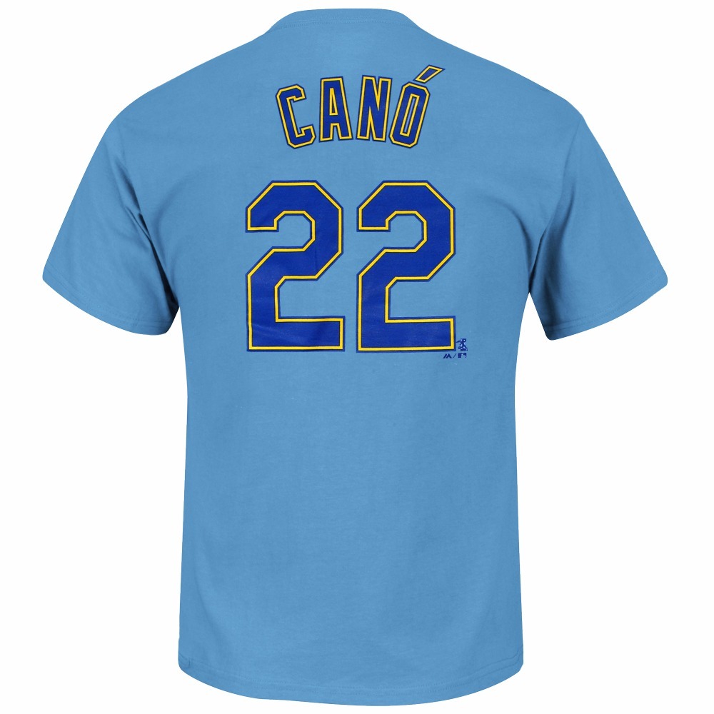 MARINERS CANÓ ユニフォーム サイズ52 Robinson Cano 1982 Seattle Mariners Cooperstown Blue Player Jersey
