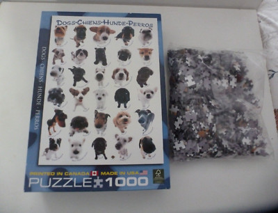EUROGRAPHICS HUNDE CHIENS PERROS 1000-TEILIGES PUZZLE - NEUE HUNDKUNSTLISTE