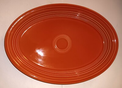 HLC USA Fiestaware, Large Oval Serving Platter Fiesta Orange