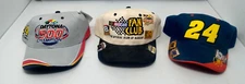 Daytona 500 Jeff Gordon 2004 Baseball Hat Cap with Pins Collector’s  Set of 3