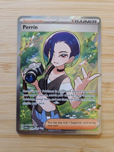 Perrin 209/167 Twilight Masquerade (TWM) NM Full Art Pokemon Card